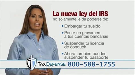 The Tax Defense Group TV Spot, 'La nueva ley del IRS'