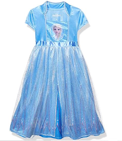 The Walt Disney Company Frozen 2 Elsa Girl Fantasy Nightgown