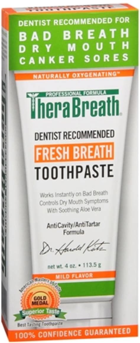 Therabreath Fresh Breath Toothpaste logo