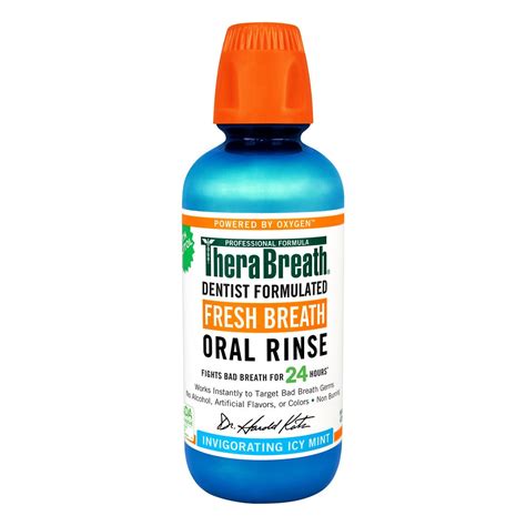 Therabreath Icy Mint Fresh Breath Oral Rinse tv commercials