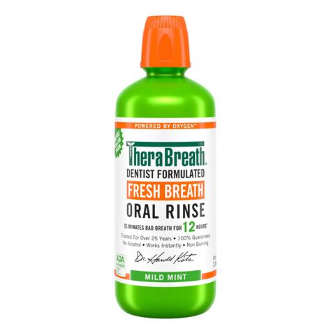 Therabreath Mild Mint Fresh Breath Oral Rinse tv commercials