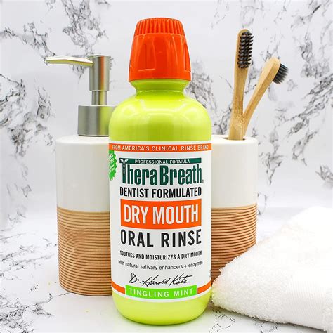 Therabreath Tingling Mint Dry Mouth Oral Rinse logo