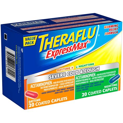 Theraflu ExpressMax Daytime Severe Cold & Cough Caplets