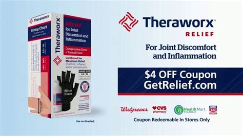 Theraworx Relief Joint Discomfort and Inflammation TV Spot, 'Medical-Grade Compression: $4 Coupon'