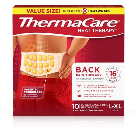 ThermaCare HeatWraps Back Pain Therapy