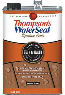 Thompson's Water Seal Semi-Transparent Wood Stain and Sealer All-in-One