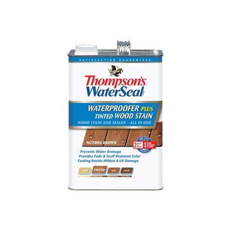 Thompson's Water Seal Waterproofing Stain Tinted Wood Stain and Sealer -- All in One Nutmeg Brown tv commercials