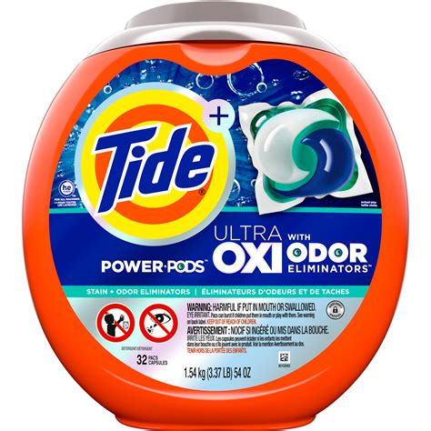 Tide PODS Ultra OXI Power With Odor Eliminators logo