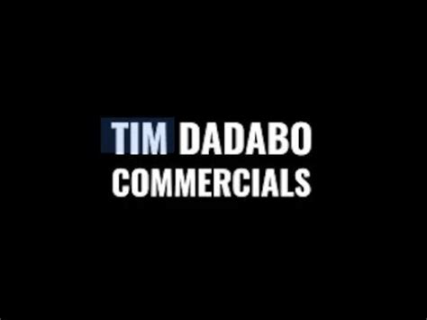 Tim Dadabo tv commercials
