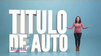 TitleMax TV Spot, 'Préstamo personal: titulo de auto'