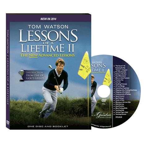 Tom Watson: Lessons of a Lifetime II DVD TV Spot