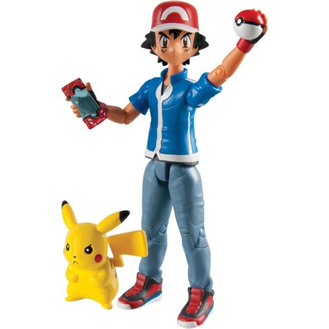 Tomy Pokemon Action Figures - Ash and Pikachu logo