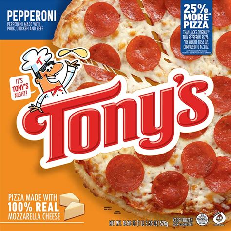 Tony's Pepperoni Pizza logo