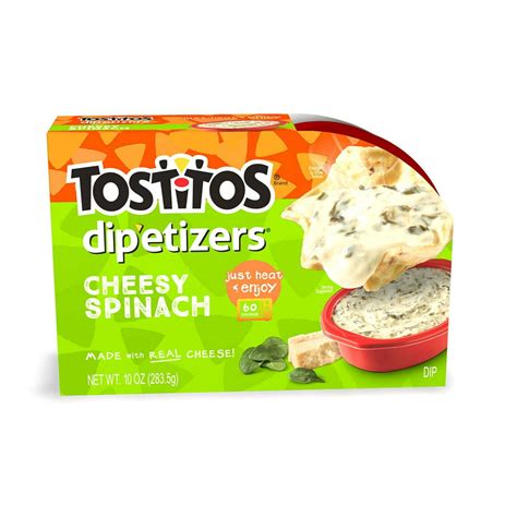 Tostitos Dip-etizers Cheesy Spinach & Artichoke Dip logo