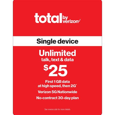 Total by Verizon Unlimited Talk & Text