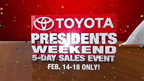 Toyota President Weekend Sales Event TV Commercial