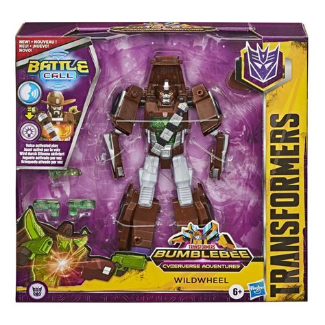 Transformers (Hasbro) Bumblebee Cyberverse Adventures Battle Call Trooper Class Wild Wheel logo