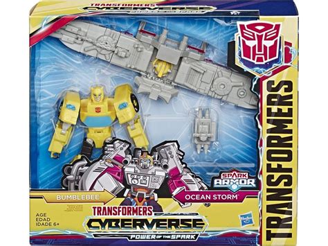 Transformers (Hasbro) Cyberverse Spark Armor Bumblebee Action Figure logo