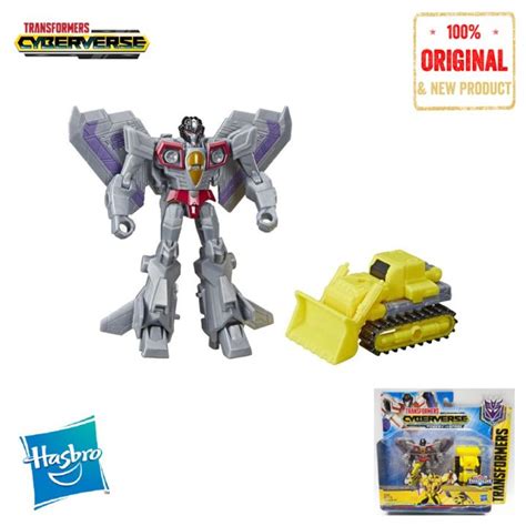 Transformers (Hasbro) Cyberverse Spark Armor Starscream Demolition Destroyer Action Figure logo