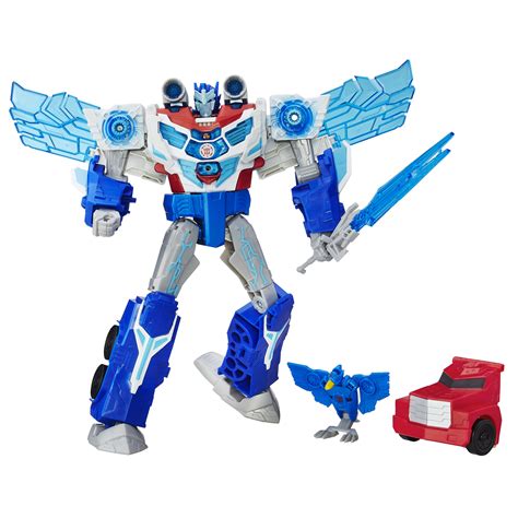 Transformers (Hasbro) Robots in Disguise Power Surge Optimus Prime and Aerobolt