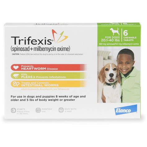 Trifexis Dogs 20.1 to 40 lbs logo