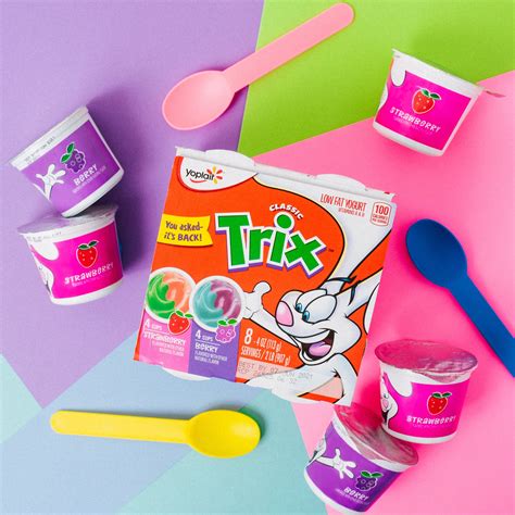 Trix Yogurt Color-Changing Swirly Sticks logo
