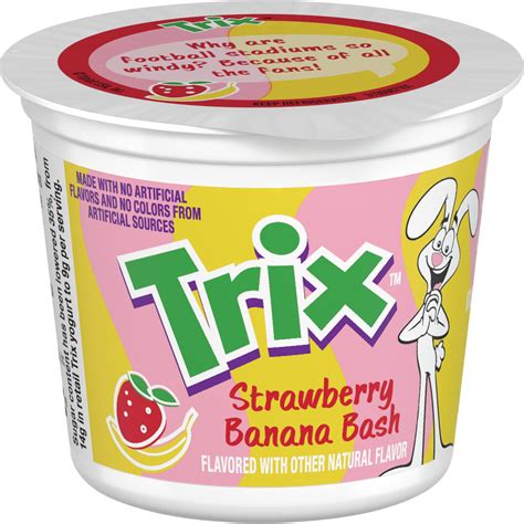 Trix Yogurt Strawberry Banana Bash logo