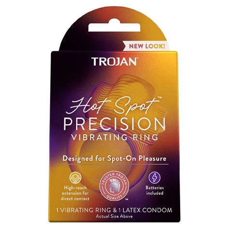 Trojan Hot Spot Vibrating Ring logo