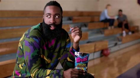 Trolli Sour Brite Crawlers TV Spot, 'Cat-Fro Outshines James Harden'