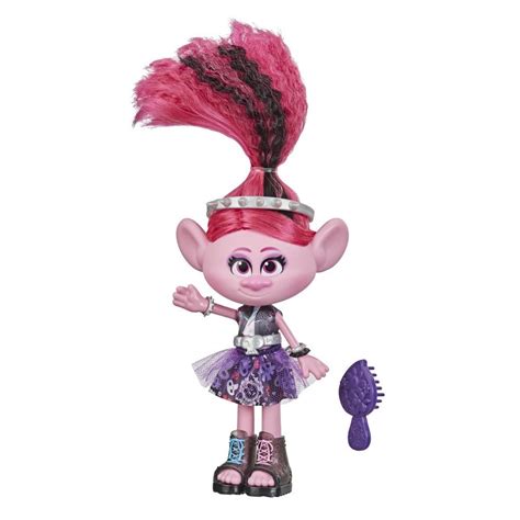 Trolls (Hasbro) DreamWorks Trolls Glam Poppy Fashion Doll logo