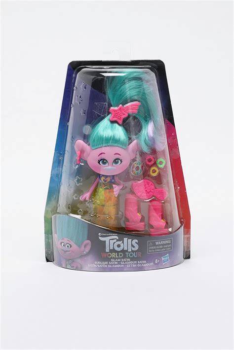 Trolls (Hasbro) DreamWorks Trolls Glam Satin Fashion Doll logo