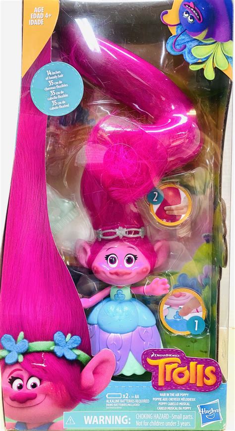 Trolls (Hasbro) DreamWorks Trolls Hair in the Air Poppy