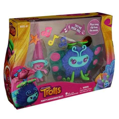 Trolls (Hasbro) DreamWorks Trolls Poppy's Wooferbug Beats