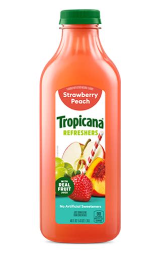 Tropicana Strawberry Peach logo