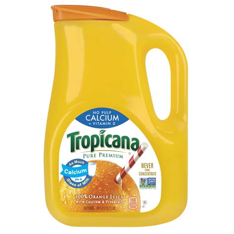Tropicana Trop50 No Pulp Calcium + Vitamin D