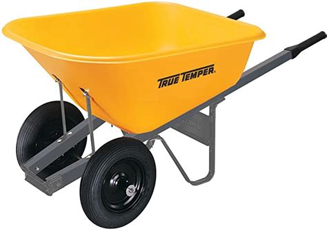 True Temper 6 Cubic Foot Steel Wheelbarrow logo