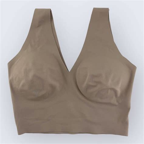 True&Co True Body V Neck Bra logo