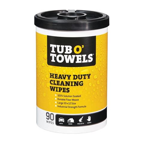 Tub O'Towels Heavy Duty Cleaning Wipes tv commercials