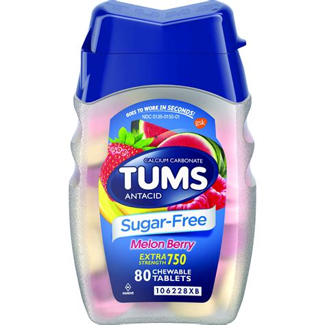 Tums Sugar-Free Melon Berry logo
