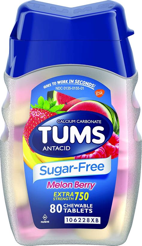 Tums Sugar-Free Melon Berry logo