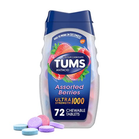 Tums Ultra Strength 1000 Assorted Berries