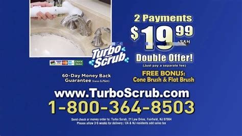 Turbo Scrub TV Spot, 'Tackle Tough Messes: $19.99'