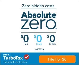 TurboTax Absolute Zero