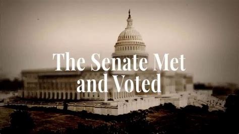 Turning Point USA TV commercial - The Senate Met and Voted