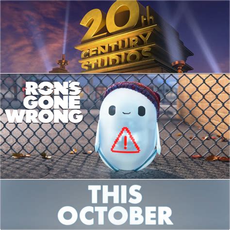 Twentieth Century Studios Ron's Gone Wrong logo