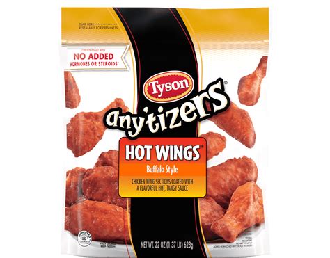 Tyson Foods Any'tizers Buffalo-Style Hot Wings logo