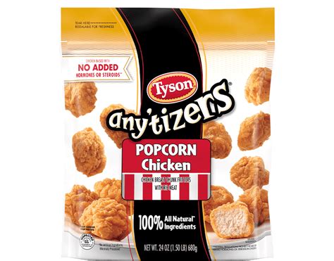 Tyson Foods Any'tizers Popcorn Chicken