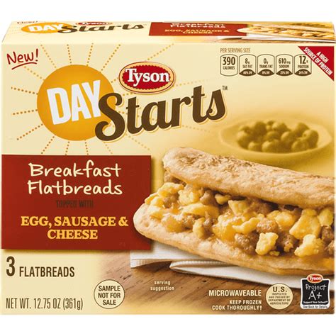 Tyson Foods Day Starts Breakfast Flatbread tv commercials