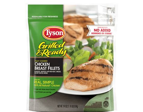 Tyson Foods Grilled & Ready Chicken Breast Fillets logo