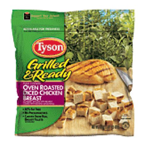 Tyson Foods Grilled & Ready Oven Roasted Diced Chicken Breast logo